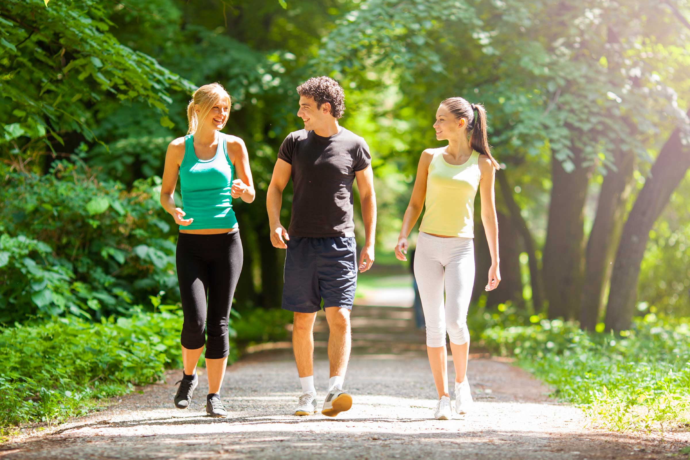 Friends Walking